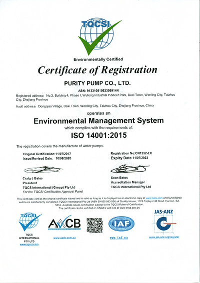 Sistemul de management de mediu ISO14001